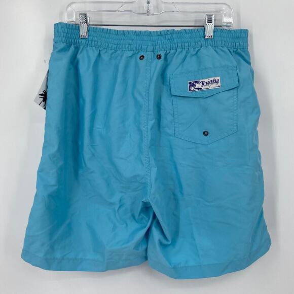 Trunks Contrast Swami Swim Shorts Men's Size L Varsity Blue Mesh Brief Lining - Picture 7 of 14